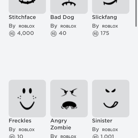 Other 215 Roblox Account Poshmark - zombie face roblox